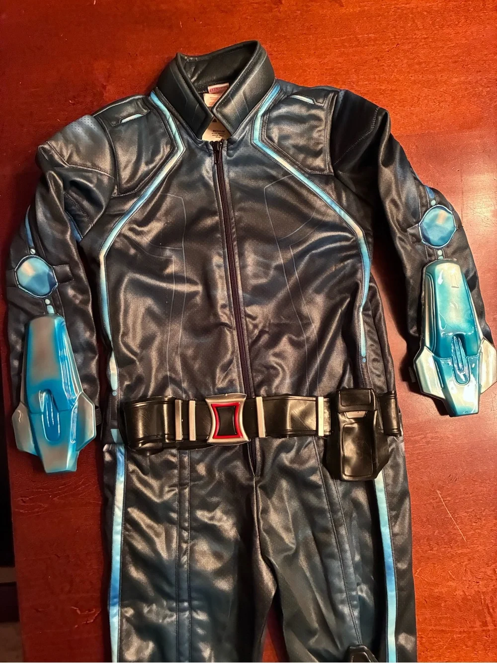 Kids Black Widow Costume with Belt Sz M Avengers 2 Marvel